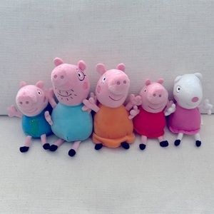 Peppa Pig Plush Family!